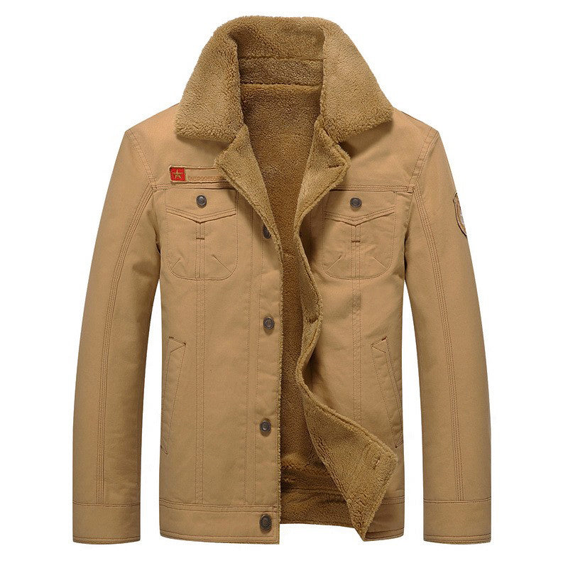 Beckett | Cotton Sherpa Lined Jacket