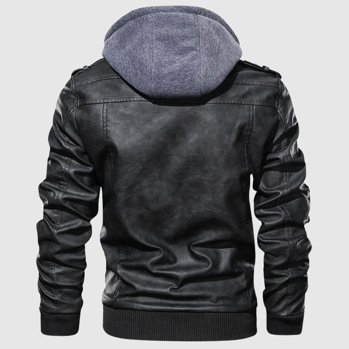 Beckett | Windshield Biker Leather Jacket