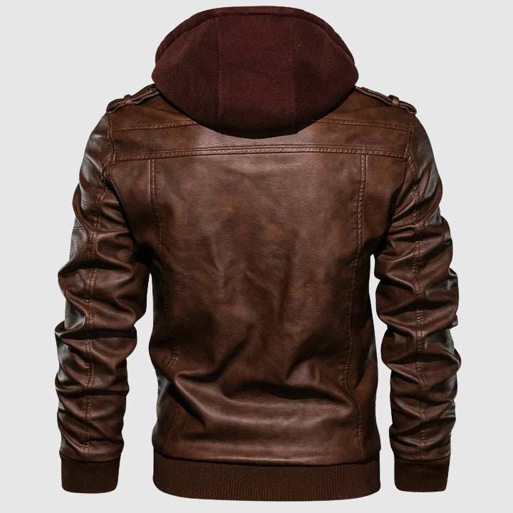 Beckett | Windshield Biker Leather Jacket
