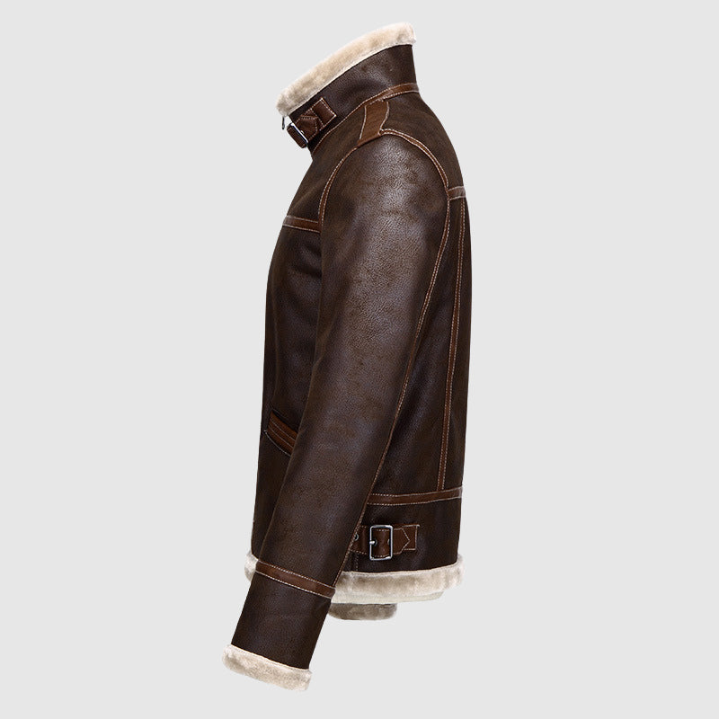 Beckett | Vintage Leather Bomber Jacket