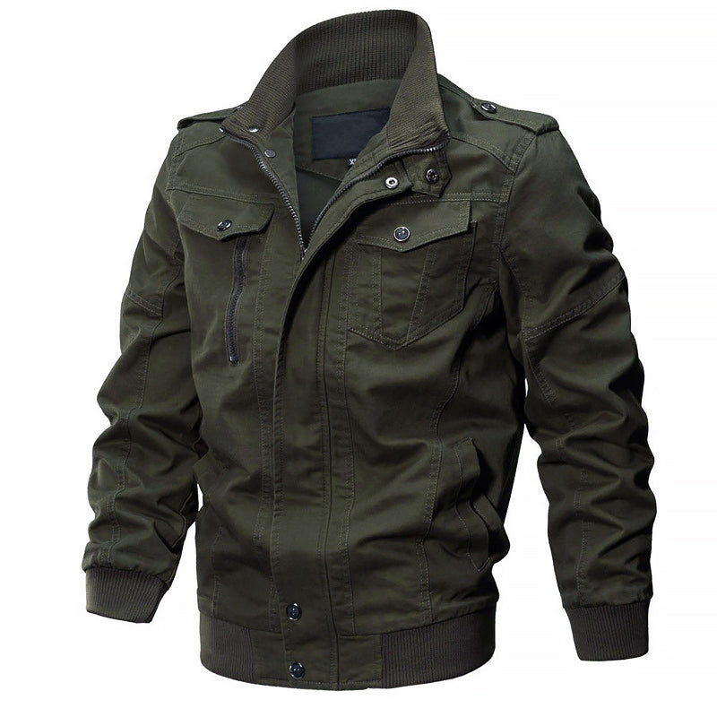 Beckett | Cotton Military Bomber Jacket
