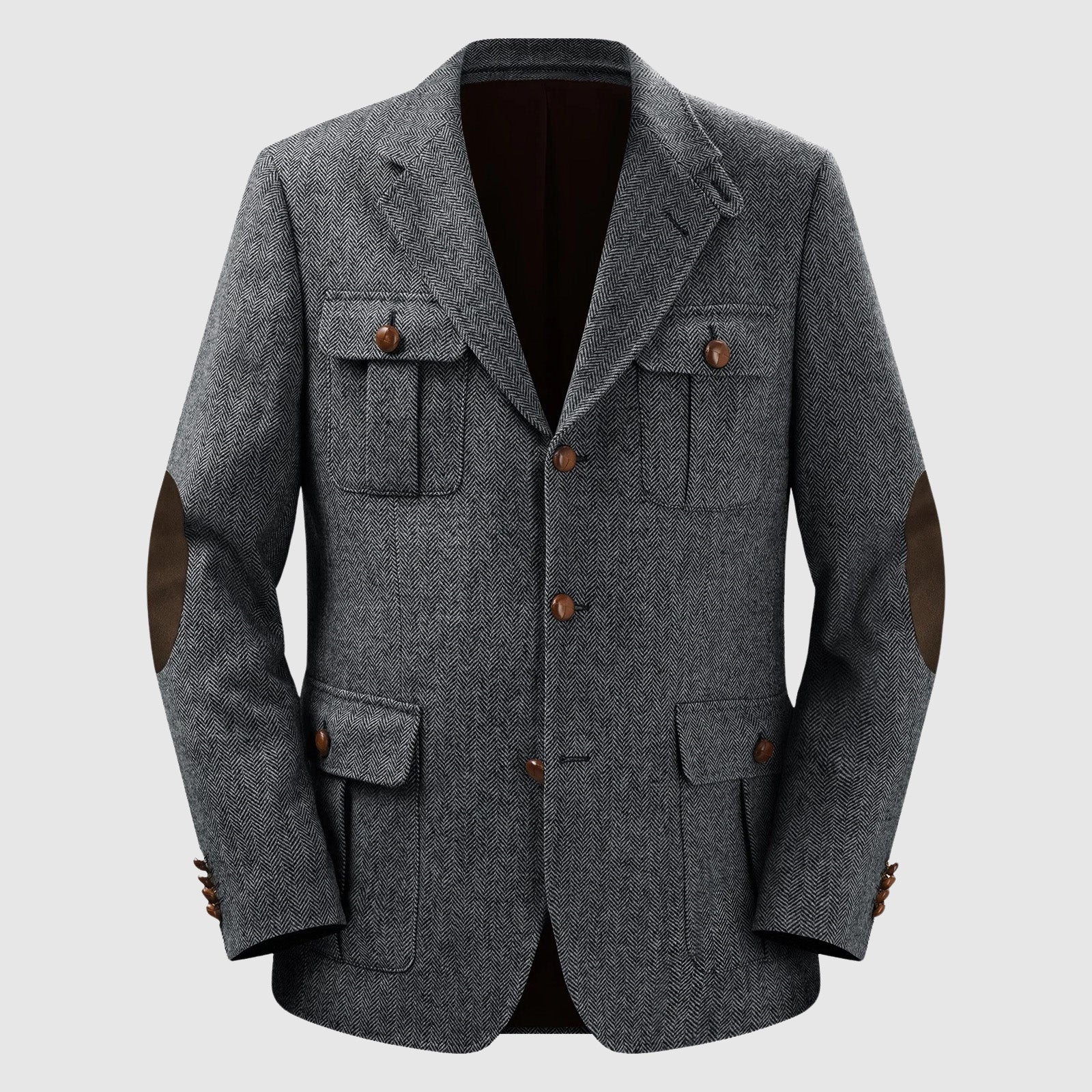 Beckett | Herringbone Tailored Blazer