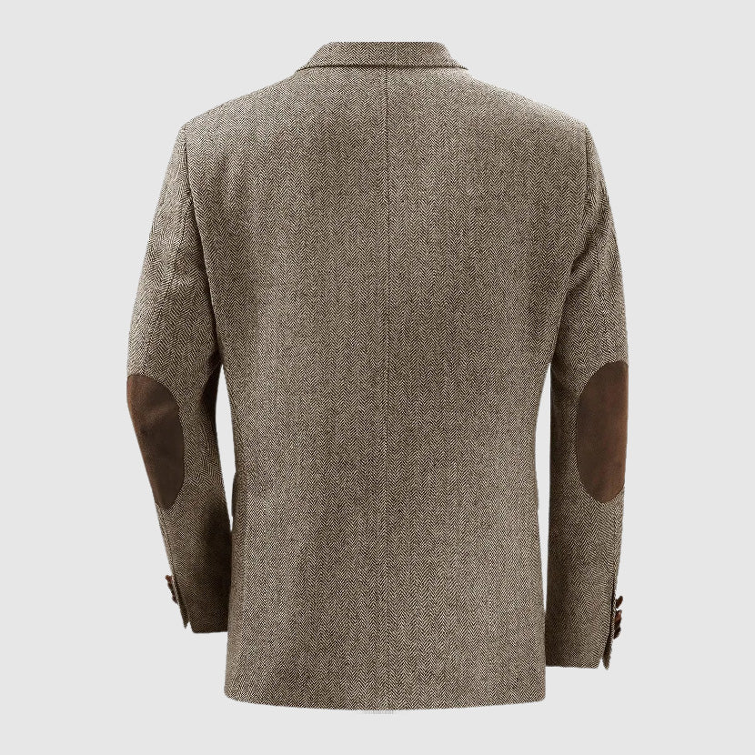 Beckett | Herringbone Tailored Blazer