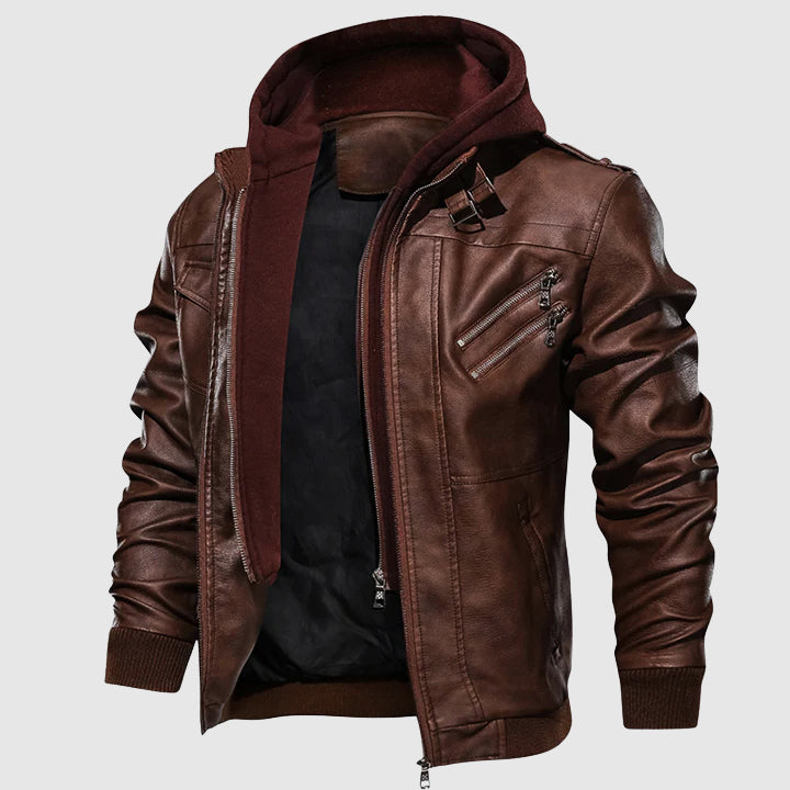 Beckett | Windshield Biker Leather Jacket