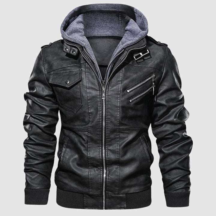 Beckett | Windshield Biker Leather Jacket