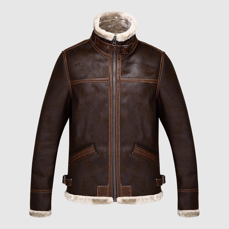 Beckett | Vintage Leather Bomber Jacket